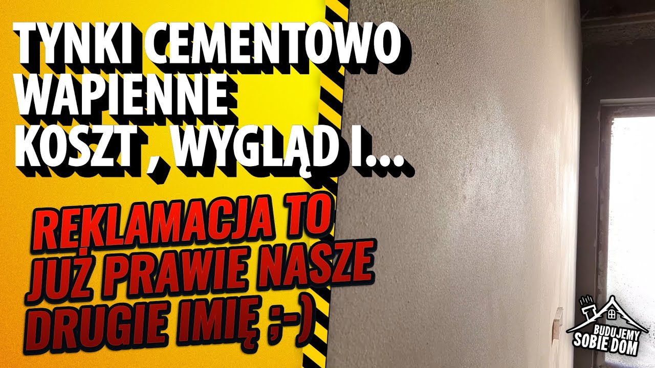 ▶️ #041 Tynki cementowo wapienne koszt, wygląd i już tradycyjnie u nas reklamacja :-)