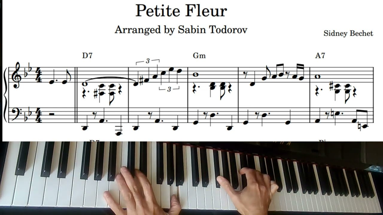 Petite Fleur, piano solo, medium Latin, SHEET MUSIC