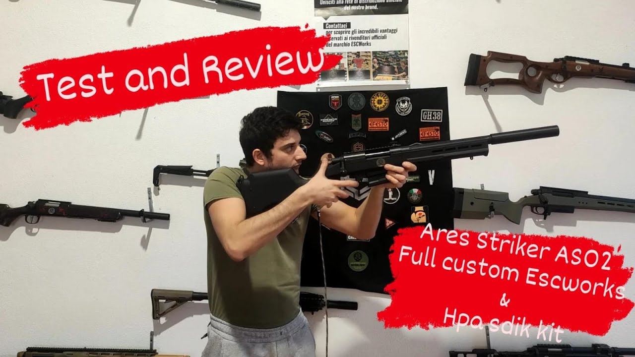 [Test and Review] Ares Striker AS02 HPA kit By Mancraft Airsoft and ESCWorks custom