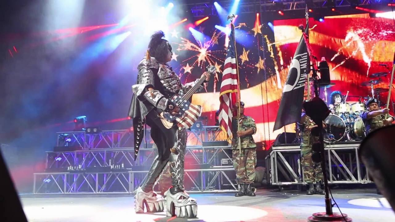 KISS Star Spangled Banner - July 4th KISS Show Tucson AZ 2016
