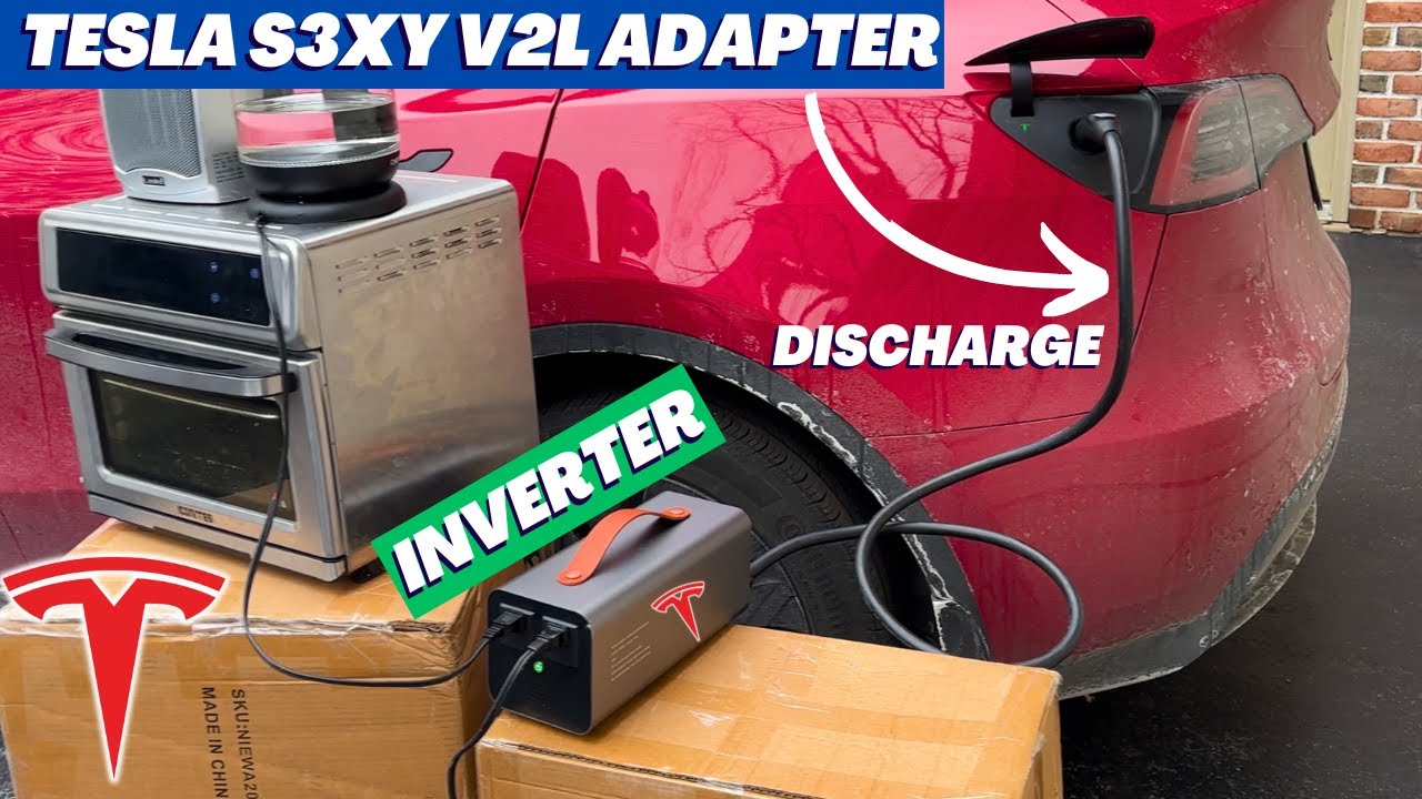 Tesla Model S3XY V2L Adapter – Power Anything with Tesla’s Massive Battery!