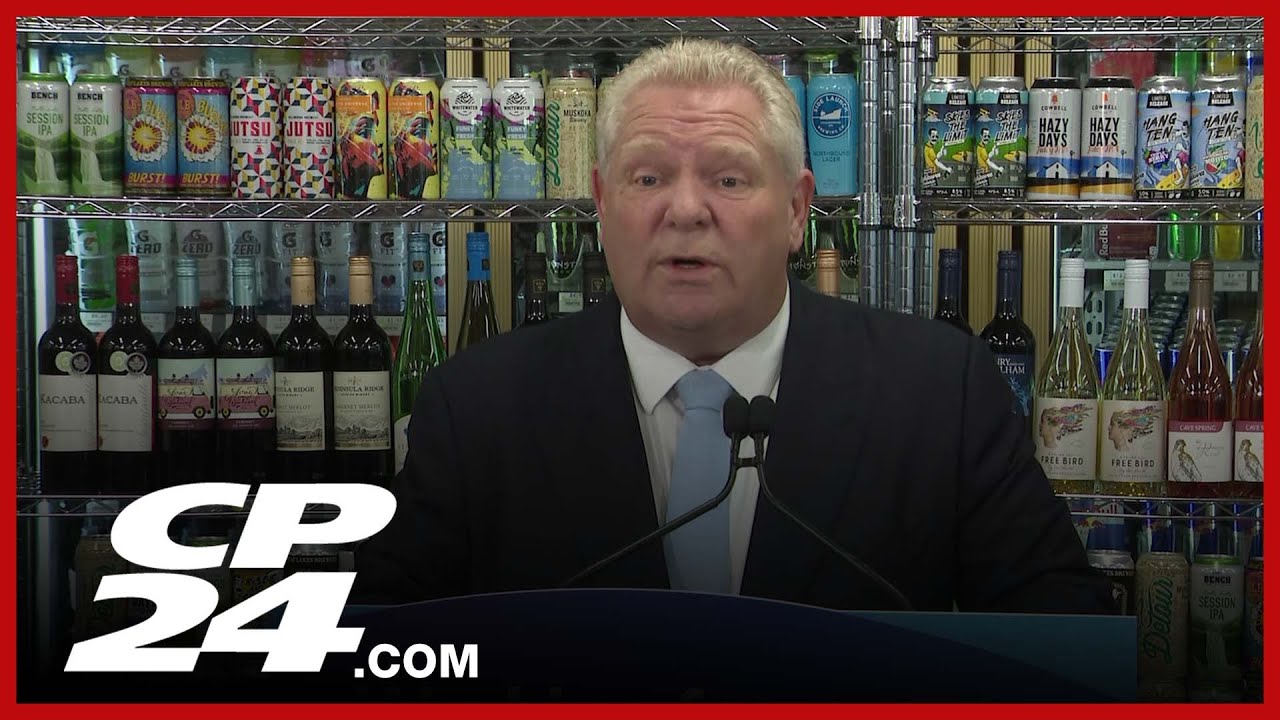 Doug Ford announced plans for beer in convenience stores