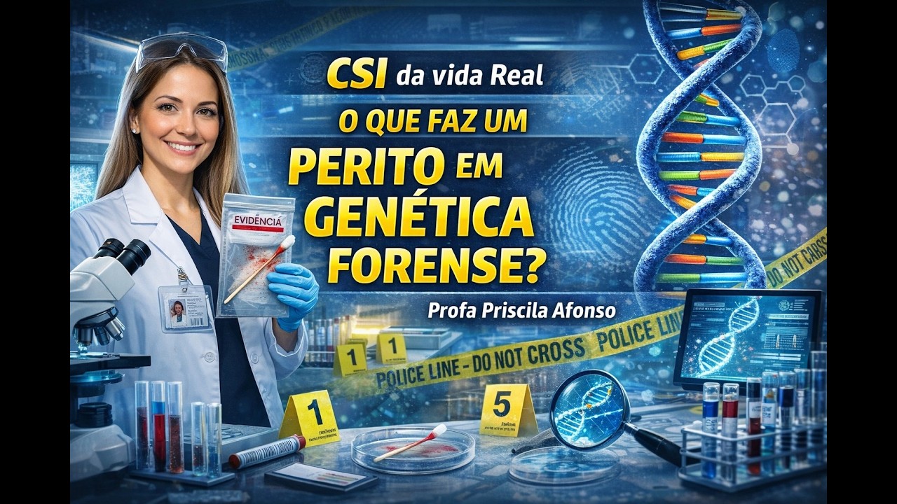 CSI da vida Real - O que faz um Perito em Genética Forense?