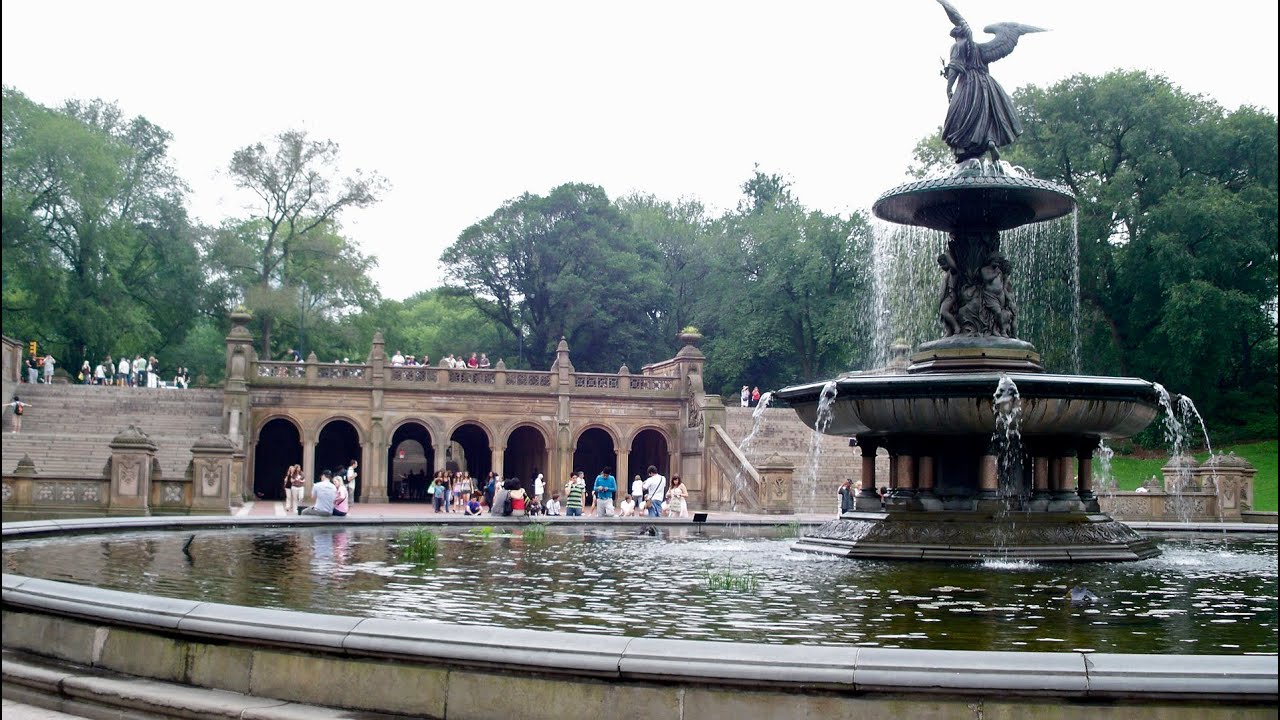 Bethesda Fountain | New York City, Central Park | Stock Footage [HD]