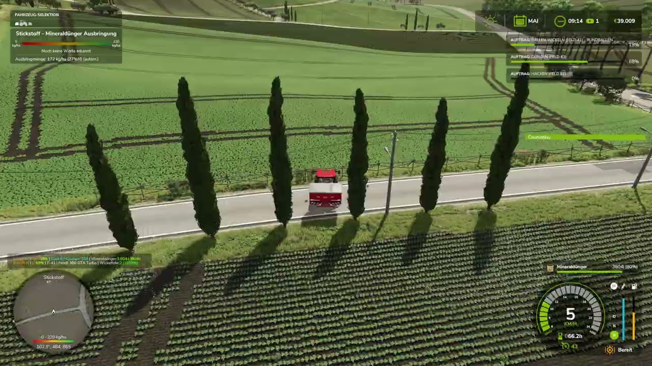LS25 Ertruria #093: Ballen wickeln und Düngen im Gelände / Farming Simulator 25