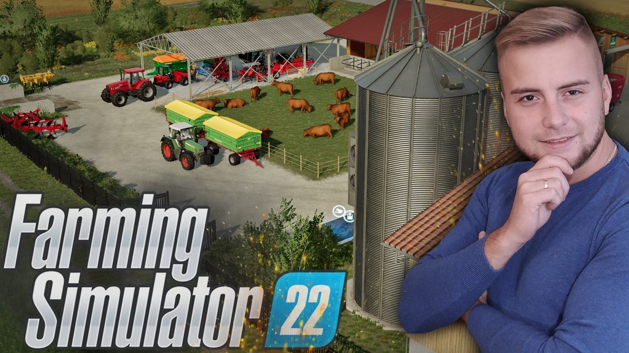 🔴 LIVE! - FARMING SIMULATOR 22 👨‍🌾 NOWOROCZNE GRANIE NA MOJEJ FARMIE!