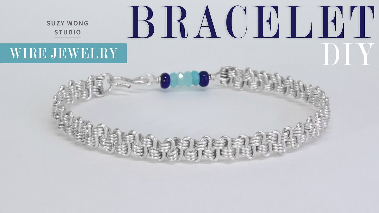 Braided Wire Wrap Bangle Tutorial | Easy DIY Jewelry | How to make