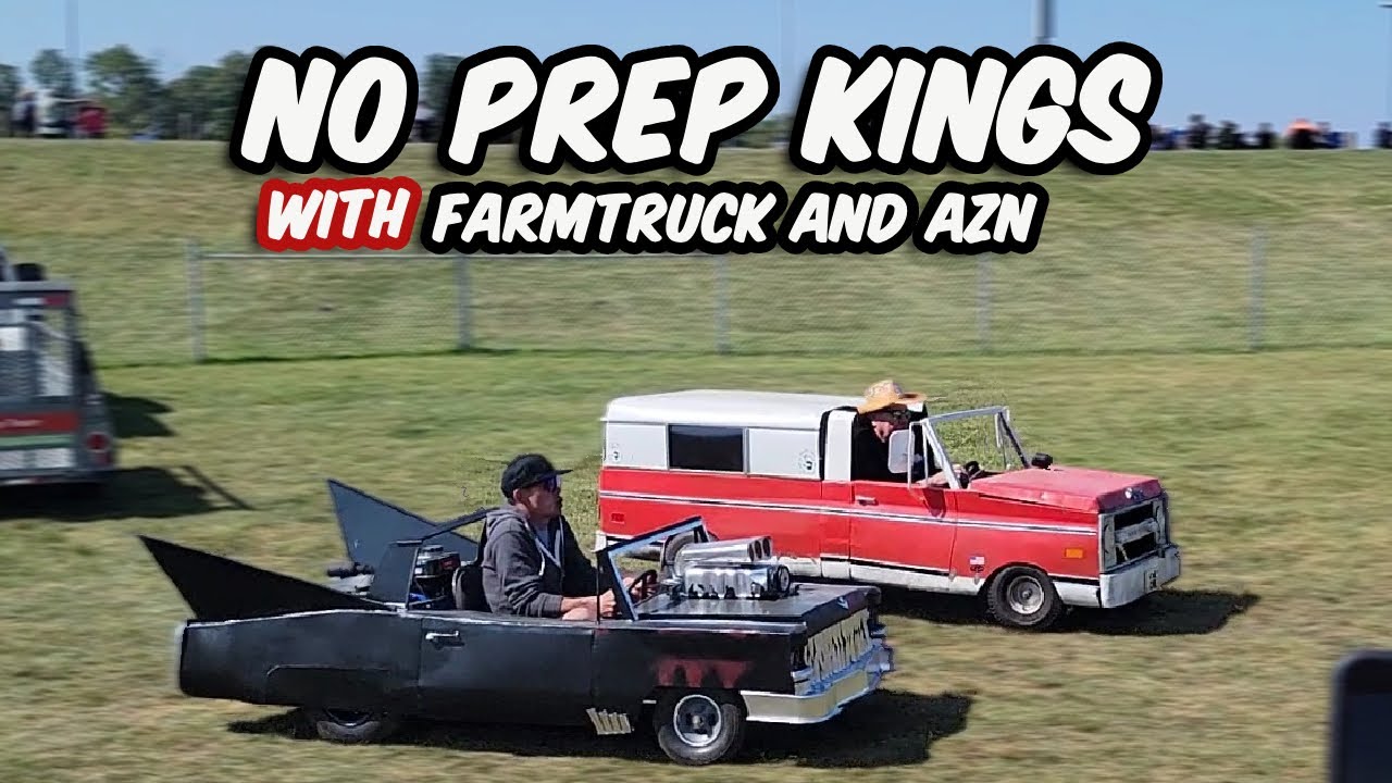 FARMTRUCK И AZN РЕАКЦИЯ НА КАРТИНГ BURNOUT CADILLAC GO НА STREET OUTLAWS NO PREP KINGS!!