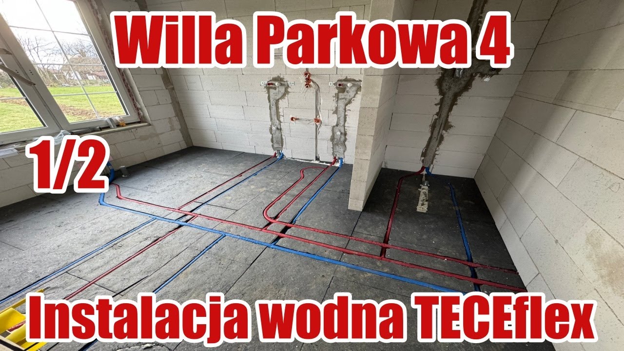 Willa Parkowa 4 - Instalacja wodna w systemie TECEflex 1/2