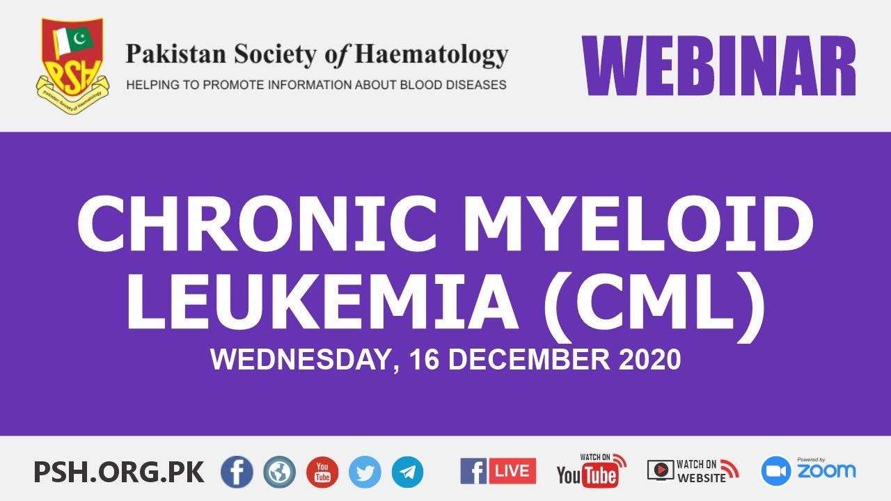 7th PSH Webinar | Chronic Myeloid Leukemia (CML) | 16 December, 2020