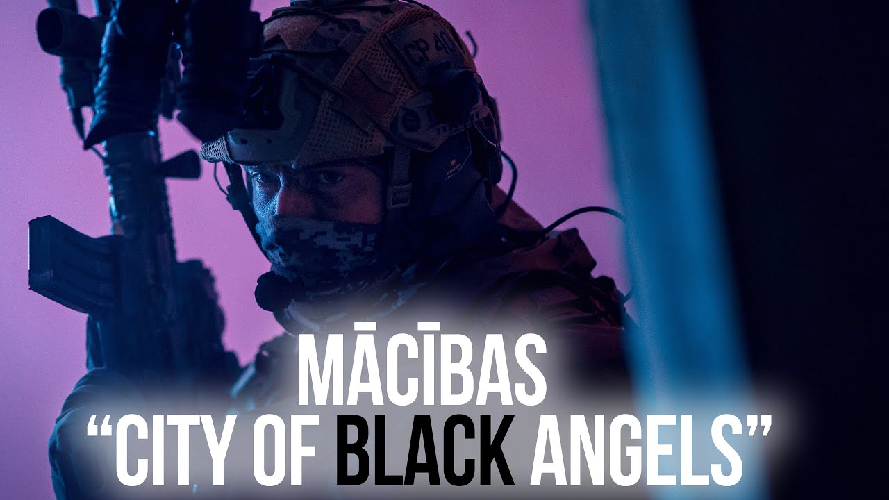 Mežainē norisinās militārās mācības “City of Black Angels”
