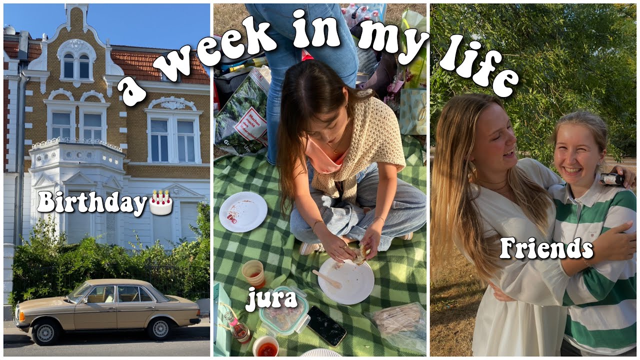 Letzter Vlog vorm Auslandssemester, Birthday, Quality Time, Koffer packen, Flug, Jura- Weekly Vlog