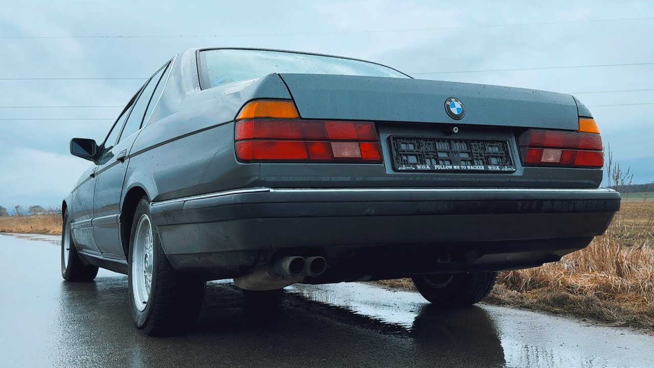 BMW 730i E32 - RAW M30 3.0L sound - good old engine symphony