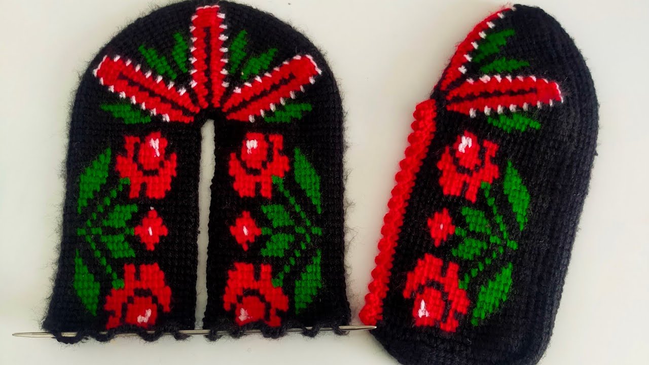 Güllü tunus patik yapımı #patikmodelleri #tunusişipatikmodelleri #knitting #keşfet #çeyiz #örgü