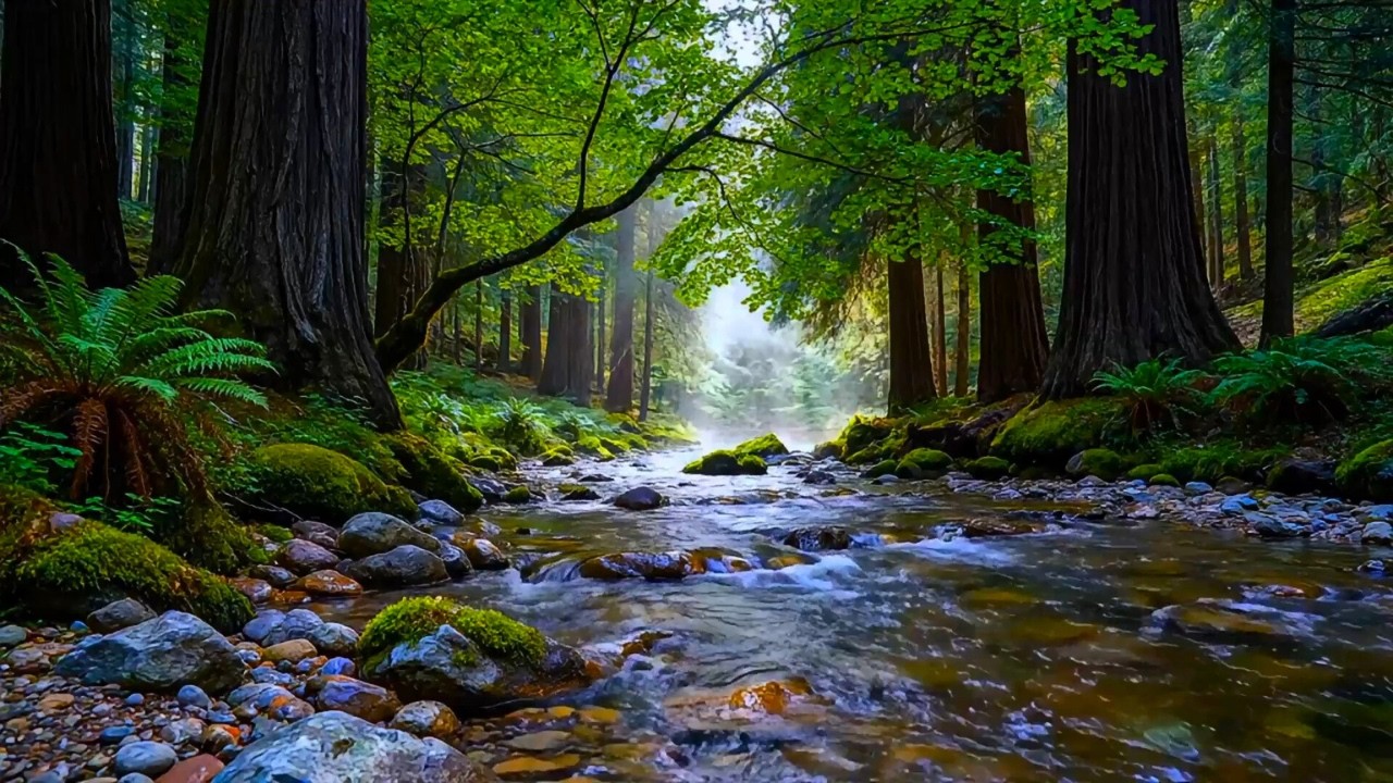 Deep Sleep & Relaxation: Peaceful Forest Stream with Birdsong for Calm Nights and Stress Relief Now!