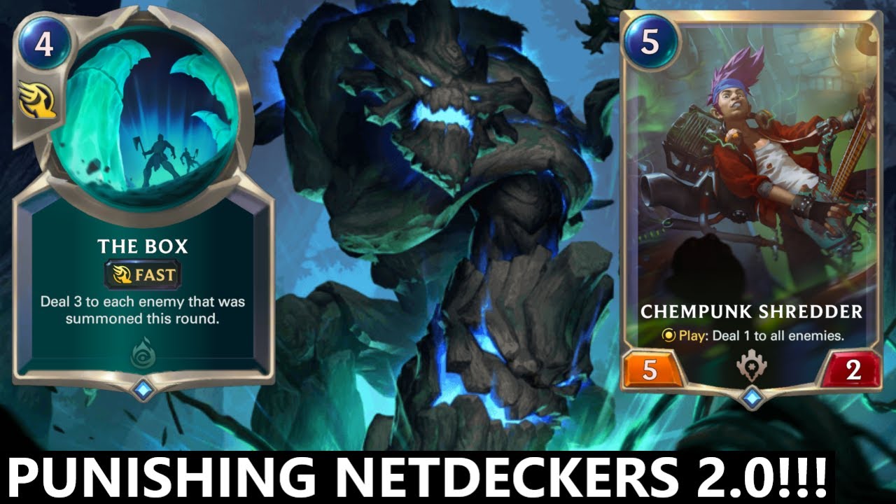 LOR, BUT WE PUNISH AGGRO NETDECKERS | Legends of Runeterra | LoR  | Legends of Runeterra Gameplay