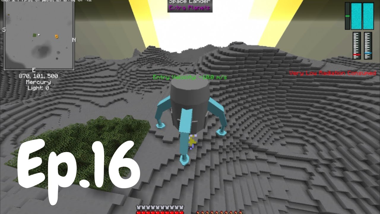 SpaceCraft - Minecraft Modded Survival (No Commentary) Ep.16 | Farming Materials In Space