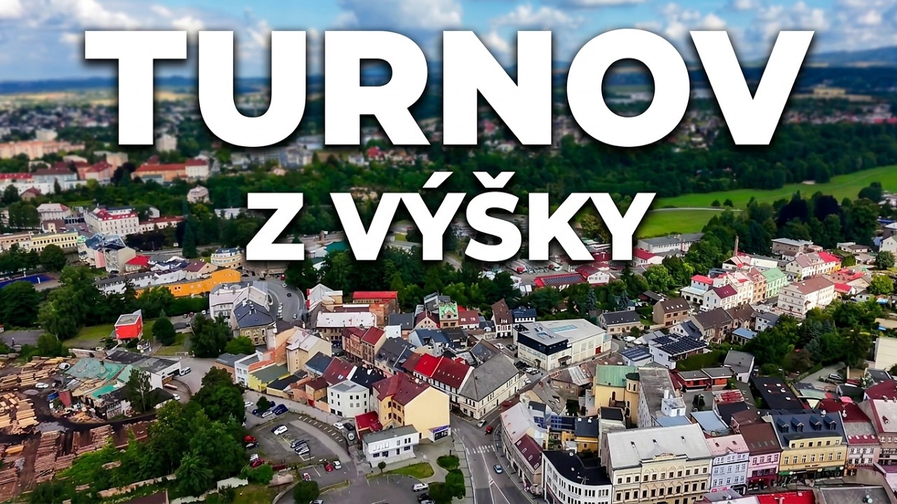 Turnov z v&yacute;&scaron;ky - Turnov town from above
