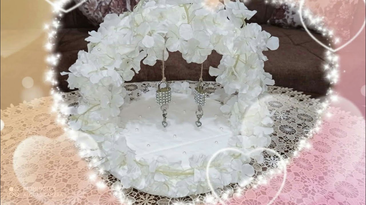 طريقة عمل حامل خواتم الخطوبة بطريقة سهلة وعصرية Good Ring Holder 2021
