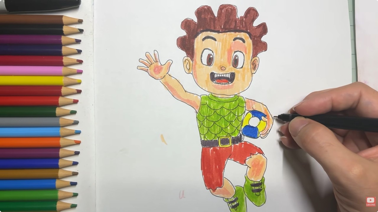 How to Draw & Color KIKO Animation