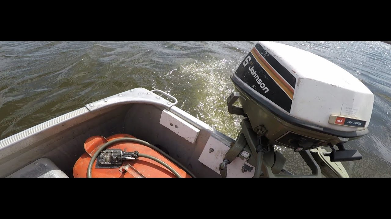 14FT BOAT WITH A 1975 6HP! LETS SEE HOW FAST IT CAN GO!