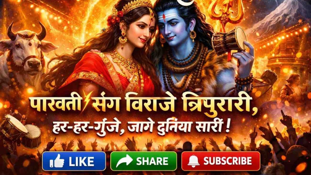 पार्वती संग विराजे त्रिपुरारी | Har Har Mahadev Shivratri Kirtan 2026 | Dance Bhakti Song 🔱🔥