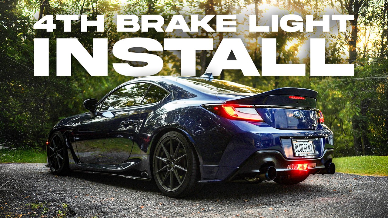 Clean OEM+ Mod: 4th Brake Light Install on My BRZ