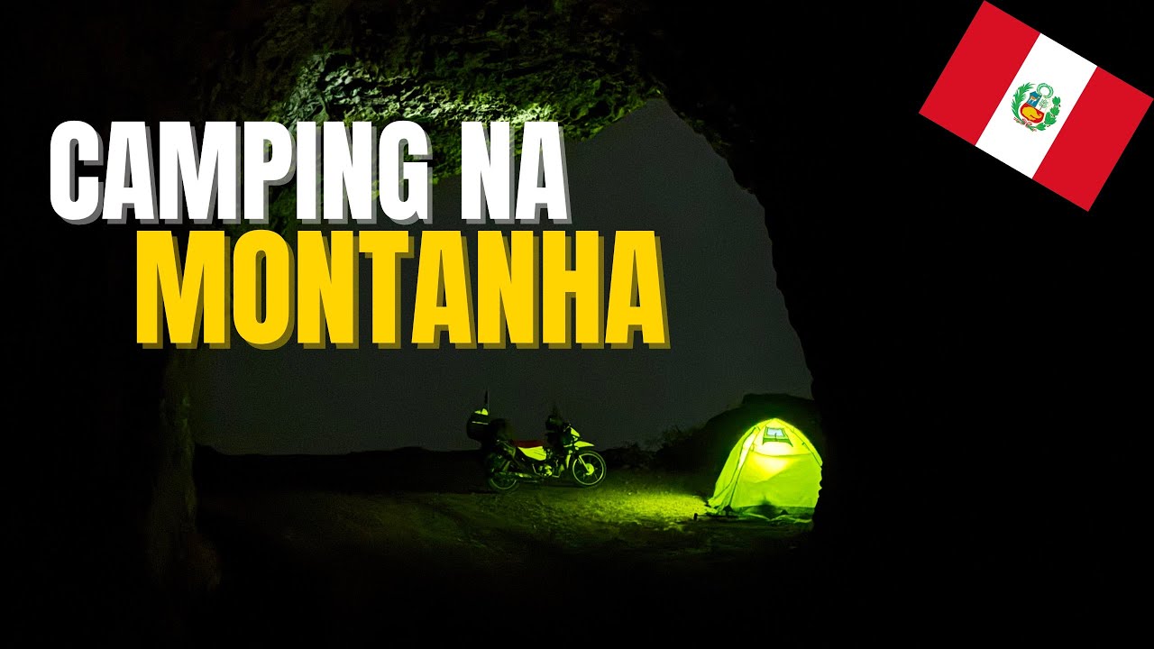 ACAMPAMENTO SELVAGEM, como é acampar no meio do nada nas alturas no Peru