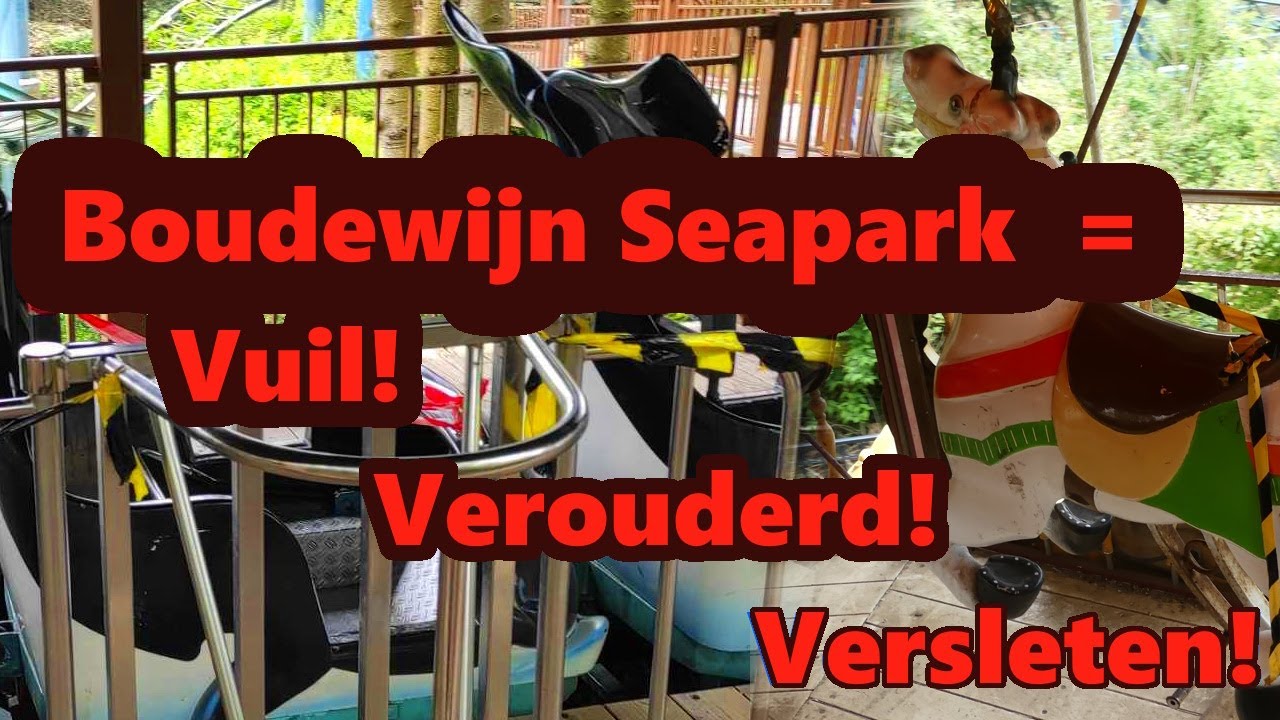 [Boudewijn Seapark] Nog nooit een pretpark in deze erbarmelijke toestand gezien (27/04/2024) !!!