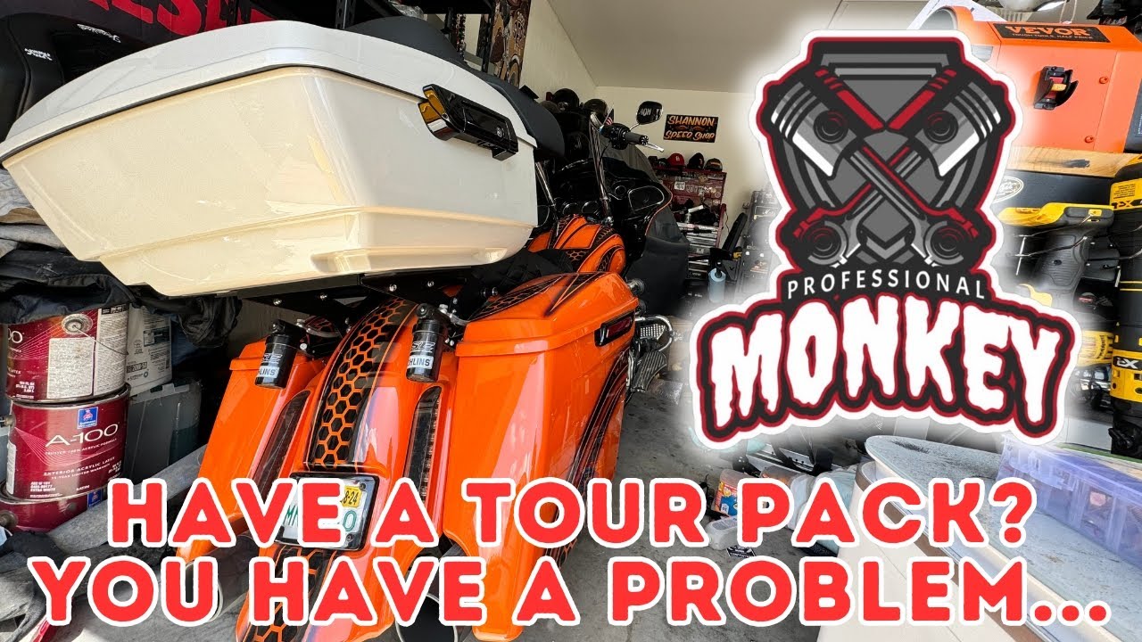 If You Have A Tour Pack On Your Harley Davidson, You Have A Problem.