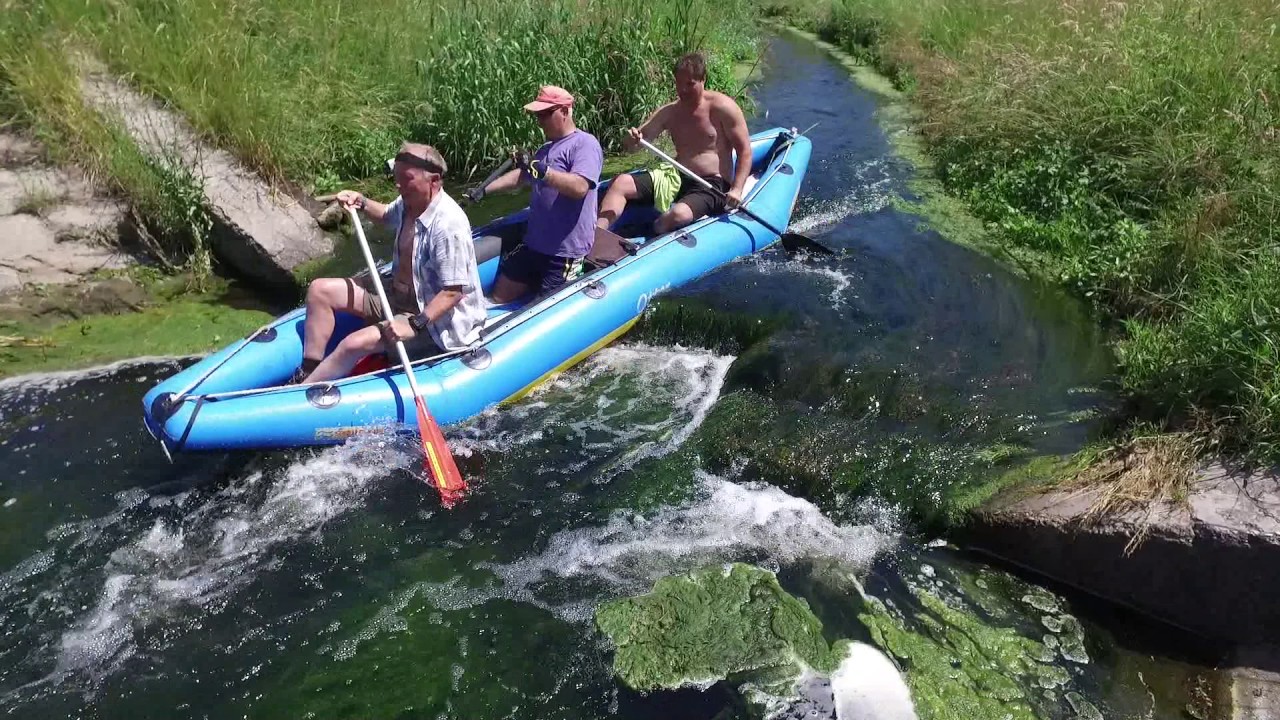 Rafting a Gyáli-patakon