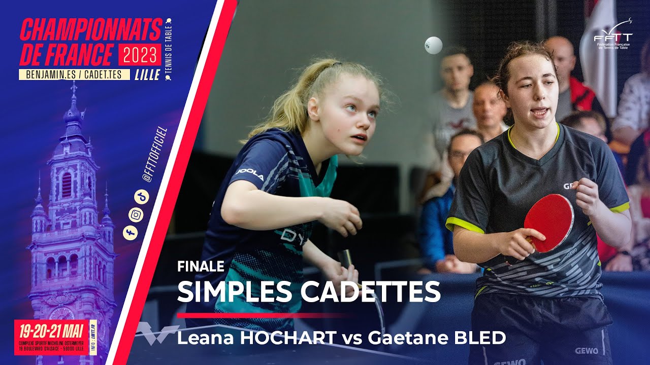 Léana HOCHART vs Gaëtane BLED | FINALE | FRANCE CADETS 2023