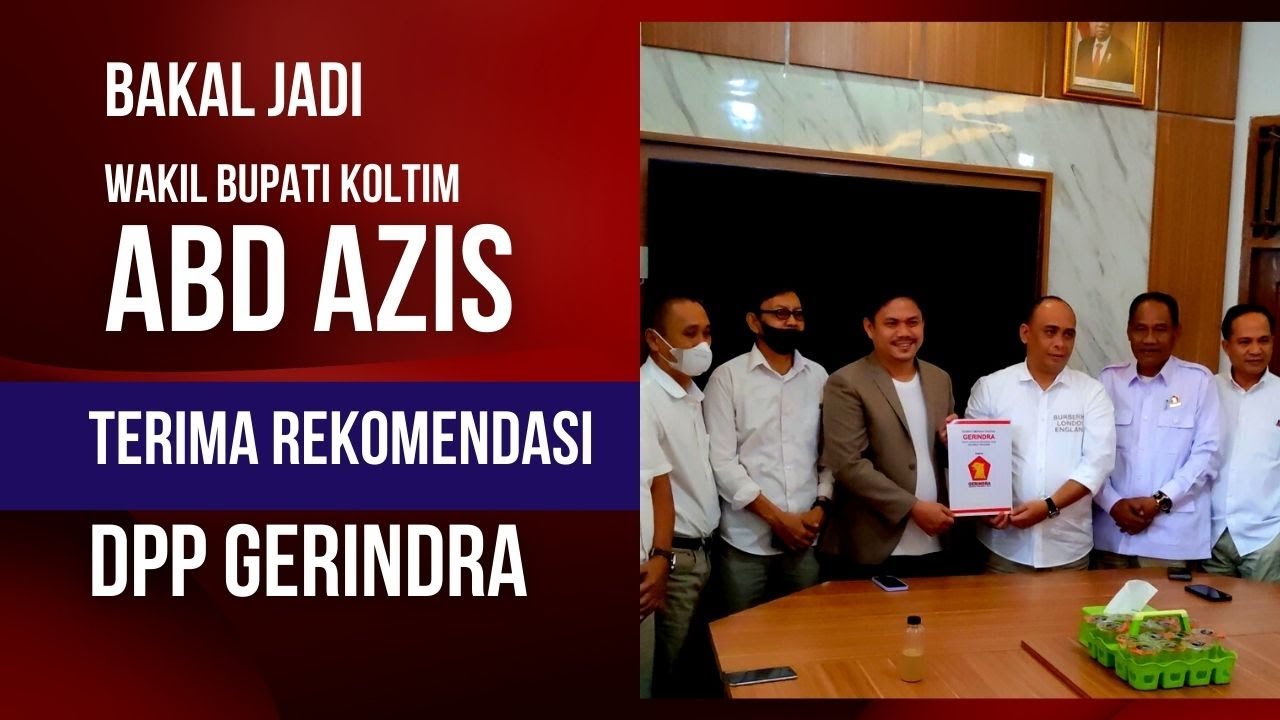 DPD Gerindra Sultra Serahkan Rekomendasi Balon Wakil Bupati Koltim