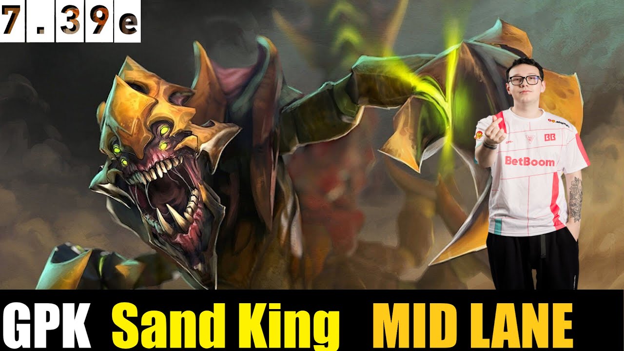 GPK [Sand King] MID 7.39e - DOTA 2 HIGHEST MMR MATCH#dota2   #dota2gameplay  #gpk
