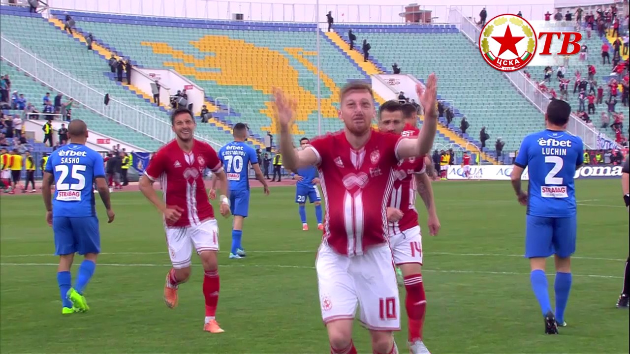 Осемте гола на ЦСКА във Вечното дерби за сезон 2016-17.
