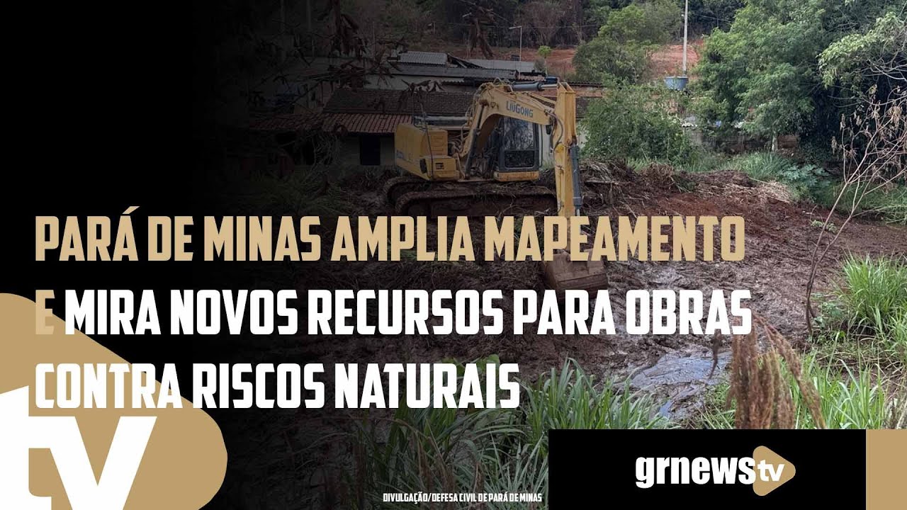Pará de Minas amplia mapeamento e mira novos recursos para obras contra riscos naturais
