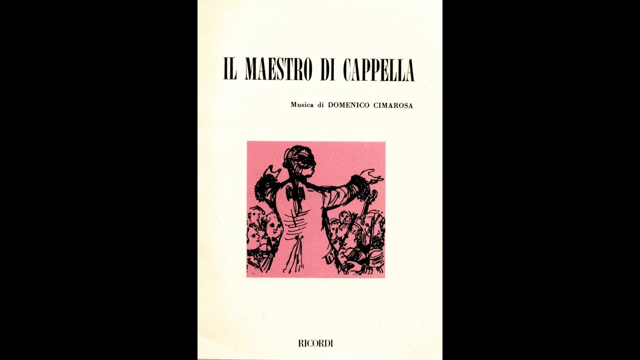 Cimarosa:   Il Maestro di Cappella  -  Giuseppe Taddei; Mario Fighera, Orchestra di Torino della RAI