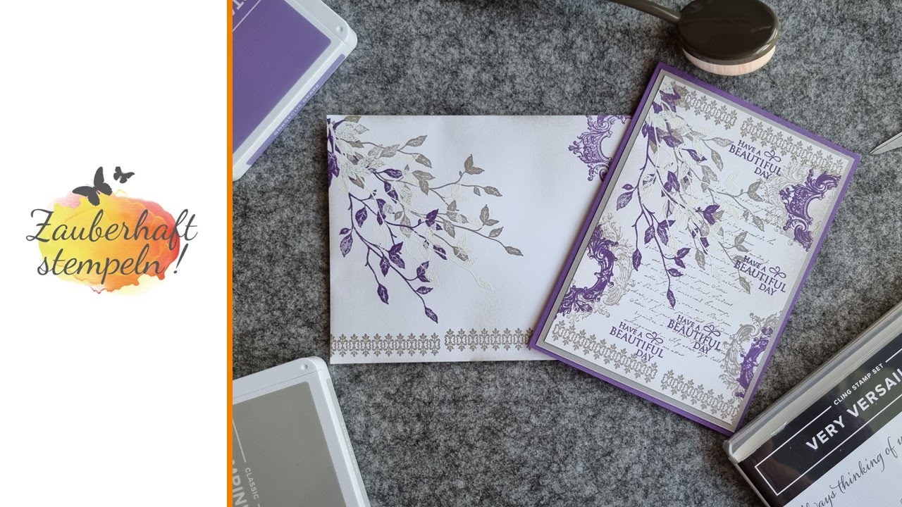 Einfach stempeln | Karte für Anfänger | Very Versailles | #loveyourstampinupcolors | Stampin' Up!