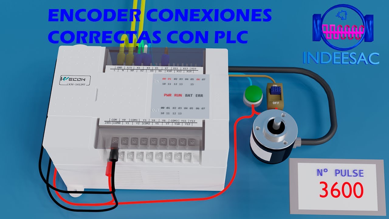 ¿Cómo conectar correctamente un Encoder con cualquier plc?||Guía Completa