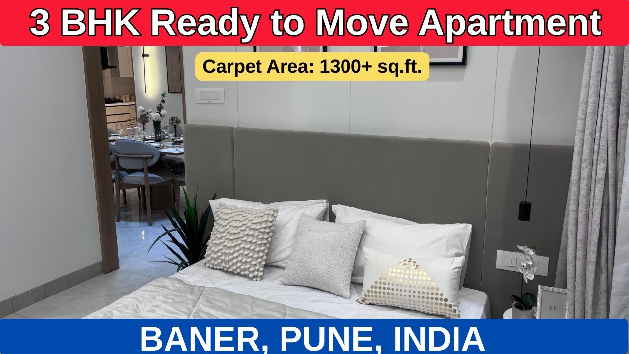3 BHK Ready to Move Apartment, Baner, Pune, India | +91 7420923928 #3bhkbaner #3bhk #puneproperty