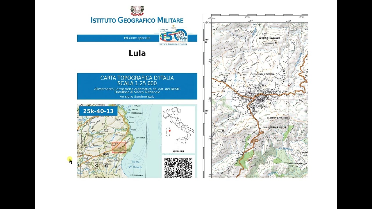 Nuove carte IGM 25 mila a cura di Sandro Mezzolani