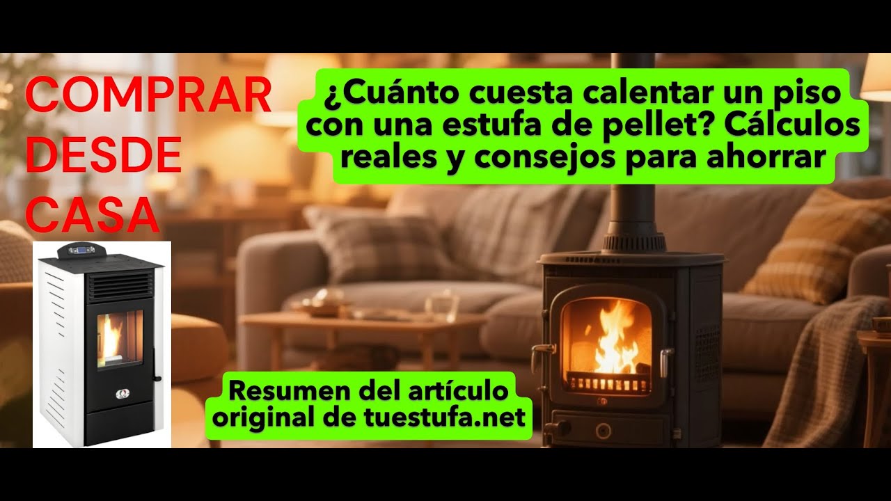 ¿Cuánto cuesta calentar un piso con una estufa de pellet? Cálculos reales y consejos para ahorrar