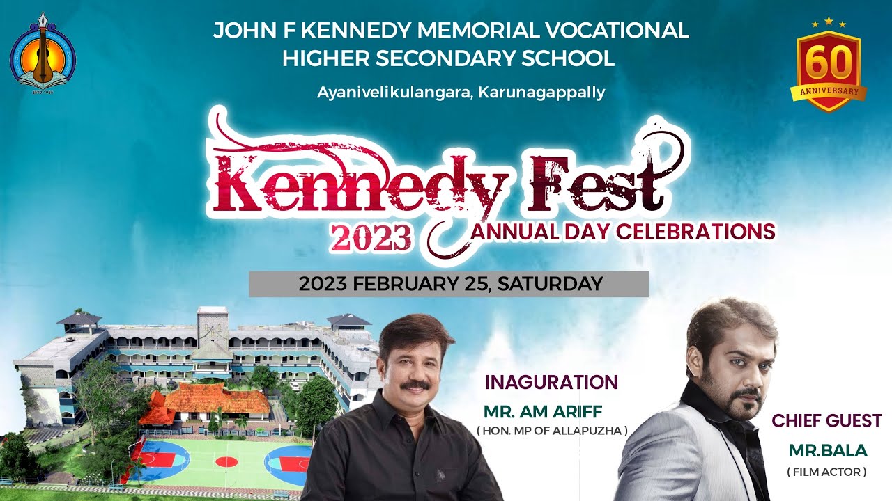 KENNEDY FEST 2K23  I JOHN F KENNEDY MEMORIAL VHSS KARUNAGAPPALLY I ANNUAL DAY CELEBRATION LIVE