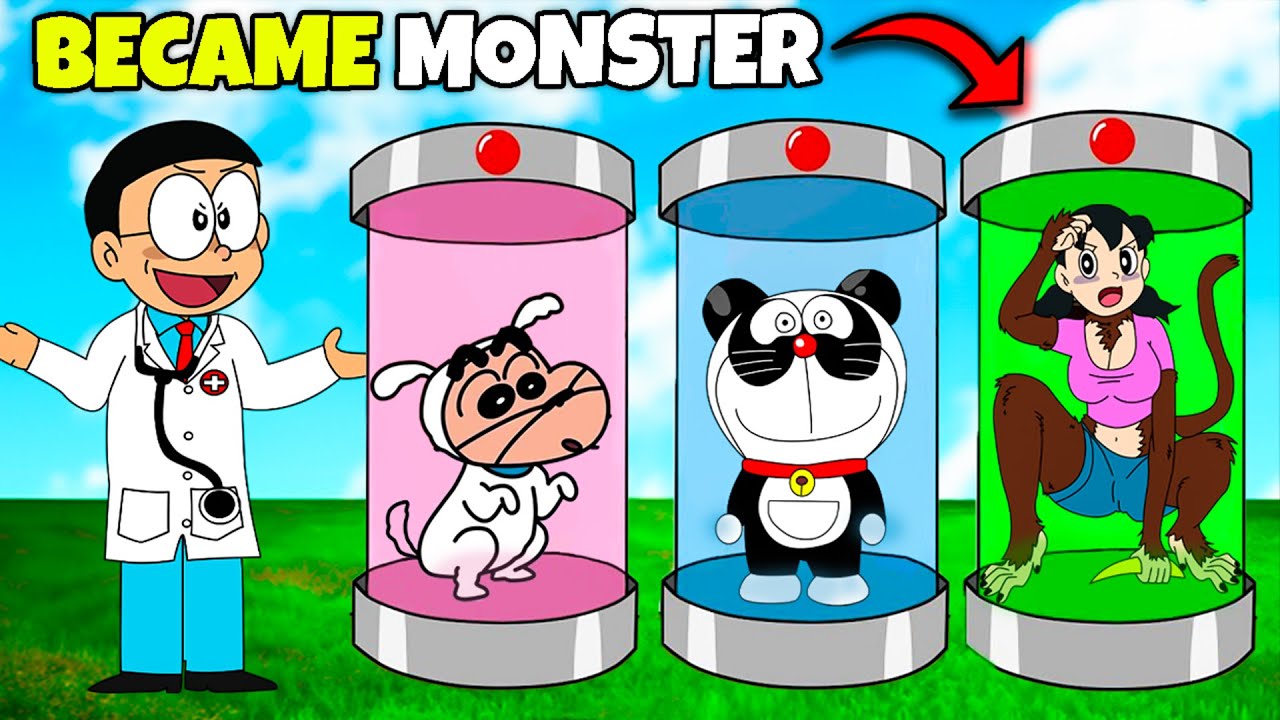 Nobita Use Magical Incubator To Make Everyone Monster😱|| 🤣Funny Game