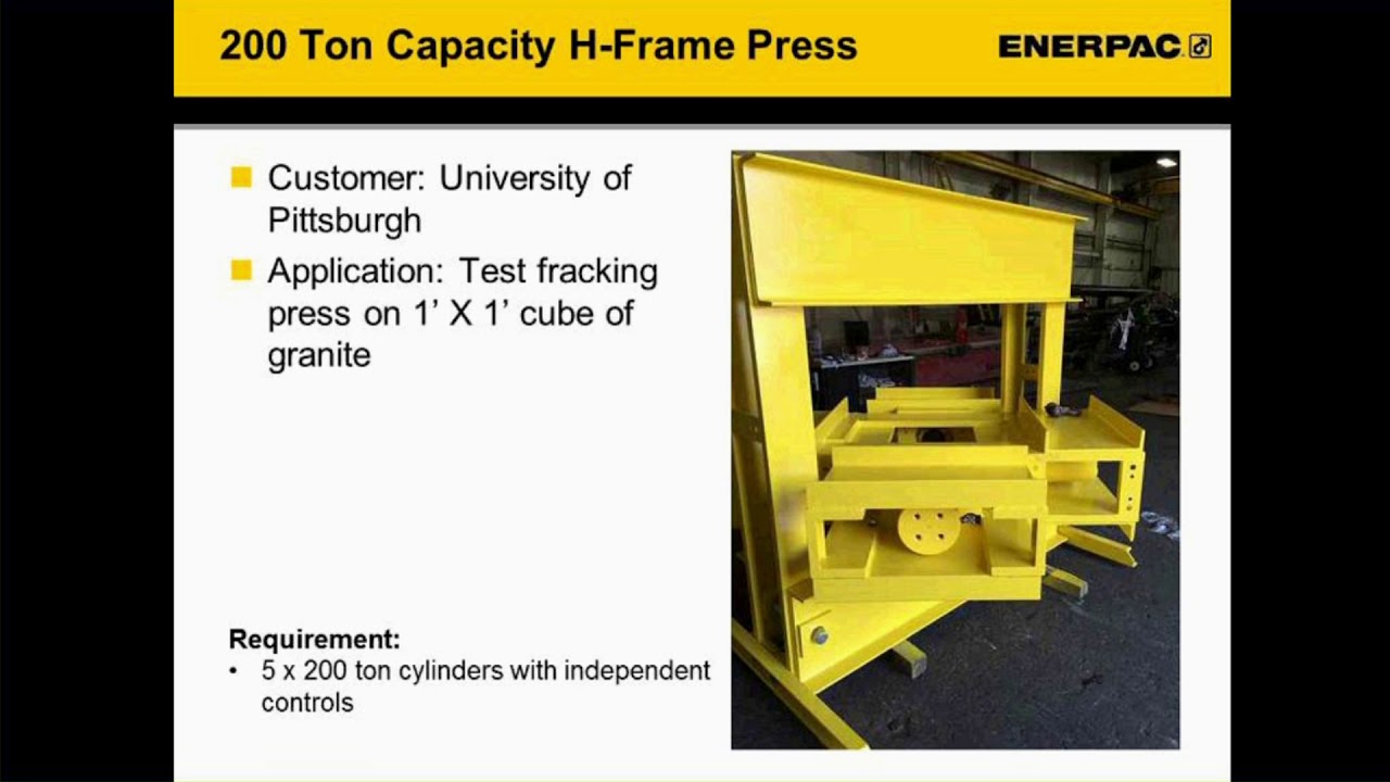 Hydraulic Presses - Training Webinar | Enerpac Academy