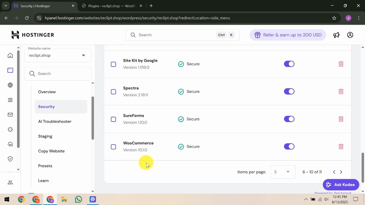 How To Update WooCommerce in Hostinger