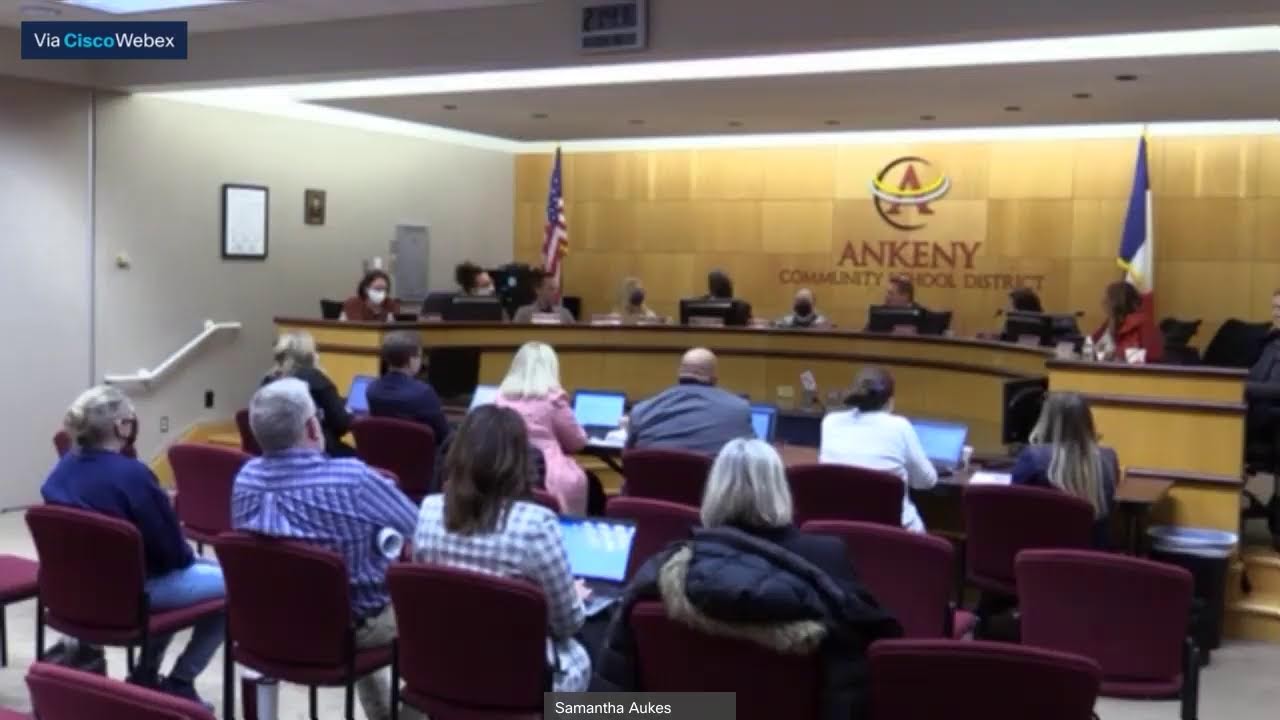 Ankeny Board of Education Meeting 12.07.21 pt 3