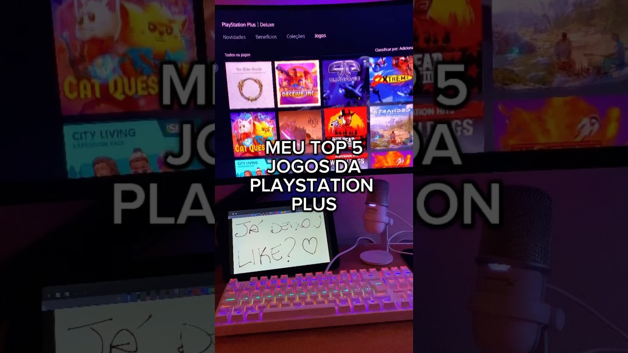 Meu top 5 jogos da PlayStation Plus Extra/Deluxe! #playstation #ps5 #ps4 #videogames #shorts