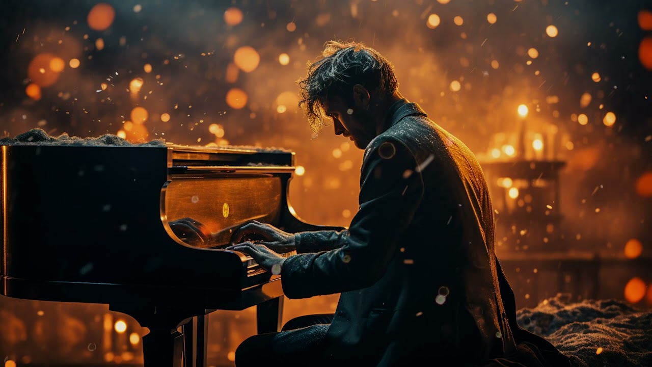 Calm piano when everything around you is burning