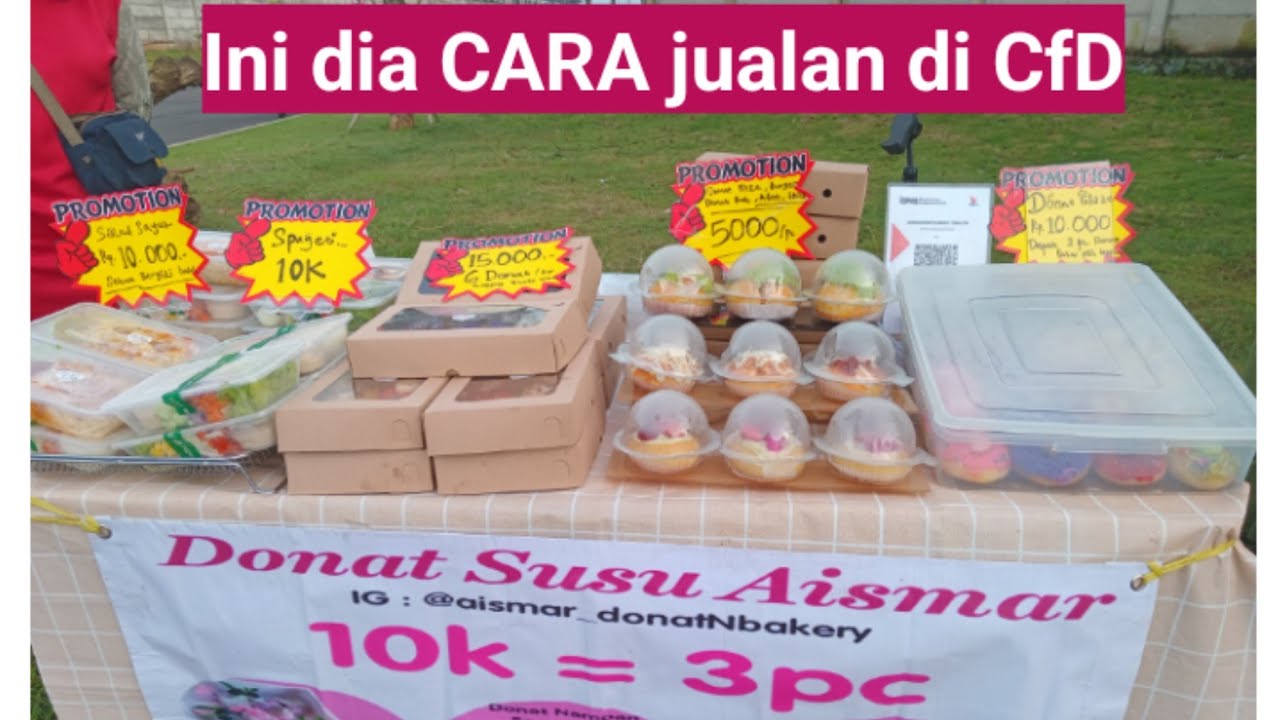 Tips buat yang mau JUALAN di CFD ( lokasi olahraga minggu)